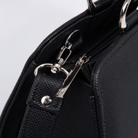El Masta bag on lightning, external pocket, long belt, color graphite-4