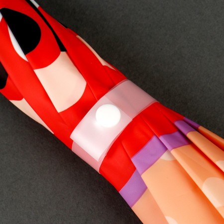 Children's umbrella "God's ladybug", semi -automatic, r = 40cm, red color-5