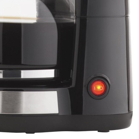 Coffee maker KitFort KT-715, drip, 1000 watts, 1.2 l, silver-black-2