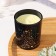 Aromatic candle "Silver Spot", blackberry, black glass