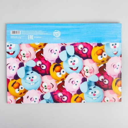 Album for drawing A4, 32 sheets 100 g/m², on a clip, Smeshariki-2
