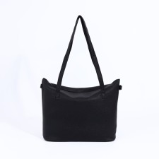 Bag Female Tout with zipper, black color