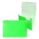 Folder Carder Calligrata Neon 6 department. A4 plastic 0.7mm light green. Cut in color