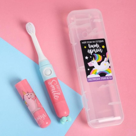 Electric toothbrush Electric "owl", 19.2 x 5.5 cm