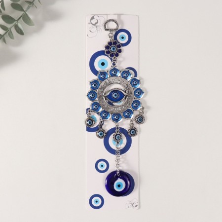 Suspension from the evil eye "Eye in the flower" 7.6x22.5 cm-4