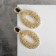 Emall Emall "Caribbean" oval, black color in gold