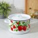 Cylindrical pan “Strawberry Polyana”, 2.9 l, metal cover, induction