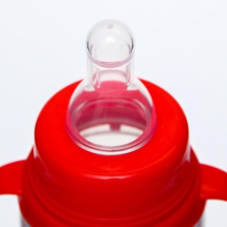 A bottle of feeding “Cool pepper”, classic throat, 250 ml., 0 months, cylinder, with handles-4