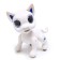 Robot dog "Peter" IQ Bot, on the control panel, interactive: sound, light, on batteries, white