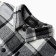 Male shirt in MIST cage, size 46, black/white
