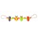 Stretching to a stroller/crib "Funny butterflies", 4 toys, crumb I