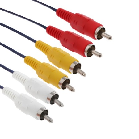 Cable Luazon KDGN -001, 3XRCA (M) - 3XRCA (M), 1.5 m