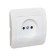 Single Luazon Lighting "Orion", 10 A, hidden, without salary, white