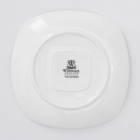 Service Porcelain TeaX ILONA, 12 items: 6 cups 200 ml, 6 saucers, white color-6