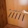 Shoulders - hangers for clothes multi -level share, 40 × 50 cm, black color