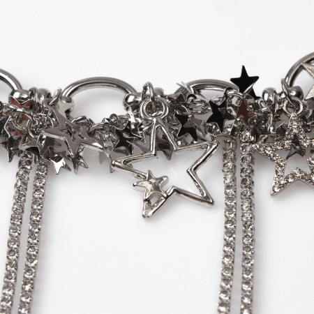 Neck "health" chain, color silver-2