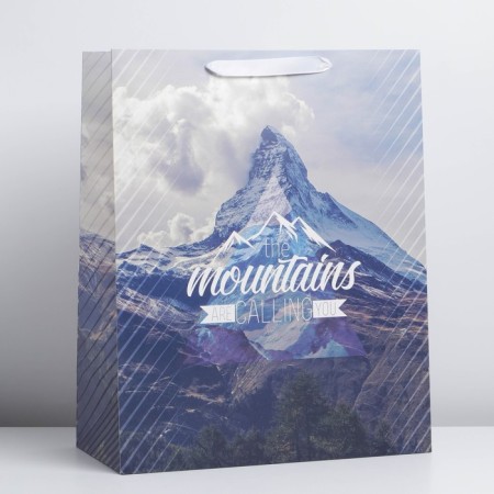 Gift laminated vertical, packaging, “Adventures”, XL 40 x 49 x 19 cm-1