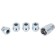 Secret nuts m12x1.5, l = 22 mm, cone, open, 4 pcs + key, chrome, jn-501