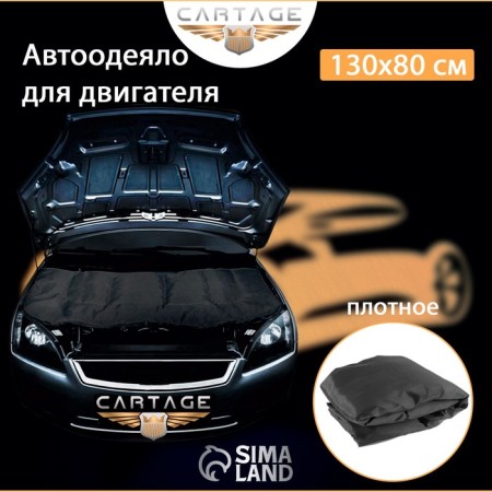 Authorized for the engine Cartage Black, 130 x 80 cm, dense-1