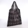 Household bag without fastening, black color