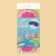 Sleep mask "Donuts" 19.5 × 8.5 cm, elastic band is single, pink color