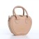 Bag Women's Cross-Bodi with a zipper, beige color