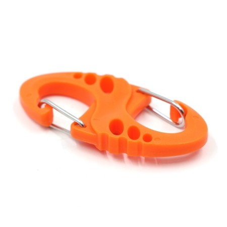 Carabiner "Ranger" 5 cm, double, ABS plastic-1