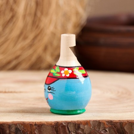 Whistle "Kolobok", 4 × 6 cm, mix, manual painting-1