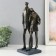 Souvenir Polystone "Young couple" for metal 13.4x11.8x34 cm