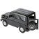 Metal machine UAZ Hunter, 12 cm, doors open, inertial, black color