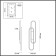 Clipe LED 37W 4000k 1679lm wall lamp 1679