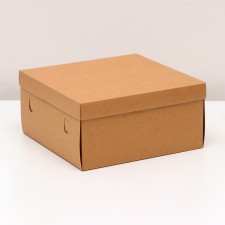 The box is folding, cover is, craft, 25 x 25 x 12 cm