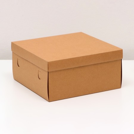 The box is folding, cover is, craft, 25 x 25 x 12 cm