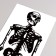 Stick 3D interior skeleton 90*30cm