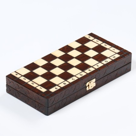 Chess Polish Madon "Pearls", 28 x 28 cm, King H-6.5 cm, pawn H-3 cm-8