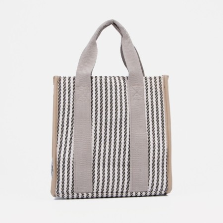 Bag-touut without fastening, gray color