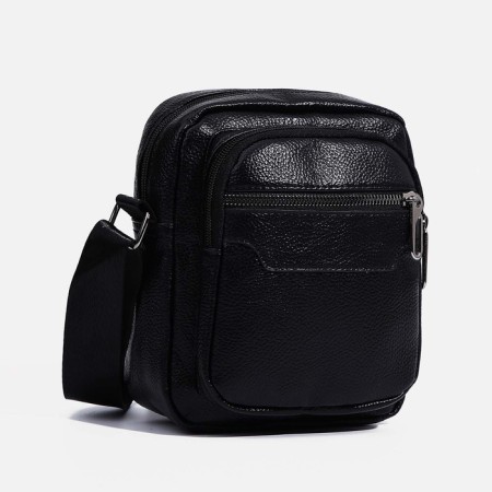 Male bag, black color