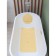 SPA-river for a bathtub with a pillow on the suction cups "Lotus", rug 89 × 44 cm, beige color
