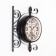 Wall clocks bilateral, on the suspension "Paris", smooth move, D-19 cm, 28 x 8.5 x 35 cm