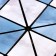 Self -adhesive panel 30*30cm soft, triangles blue