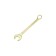 Combined Key Rexant 12-5818-2, yellow zinc, 32 mm