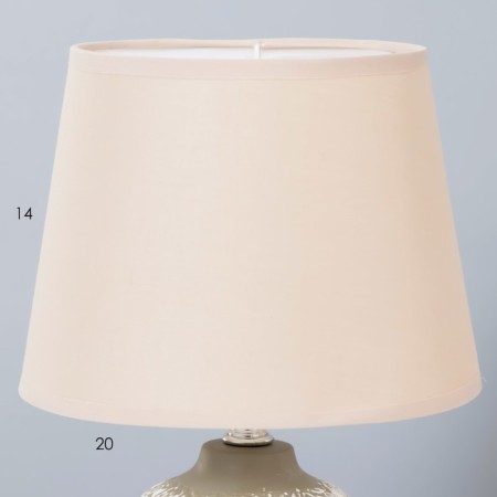 Desktop lamp with lampshade "Mandilina Beige" E14 18x18x29 cm Risalux-3