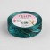 Satin ribbon "marble", 25 mm × 18 ± 1 m, green color