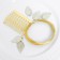 Set for creativity. Wedding scallop "Delicate gold"