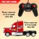 Radio -controlled “tractor” truck, works red batteries red
