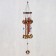 Wind music metal, carp tree 4 tubes 5 bells 62x9.5 cm
