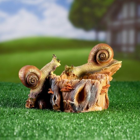 Garden figure "Snails-feeders" 24x15x14cm