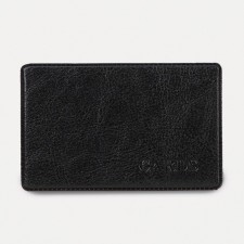 Cover for travel ticket, black color