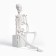 Halloween. Decor-figure "Skeleton" with mobile arms and legs, 45 cm