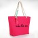 Bag Women's Beach Into the Sea, 50x34.5x14 cm, pink color